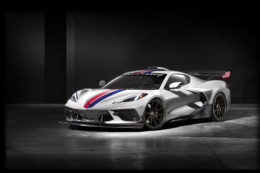  Chevrolet Corvette Stingray Z51 HPE1200 by Hennessey 2019 года  (фото 1 из 4)